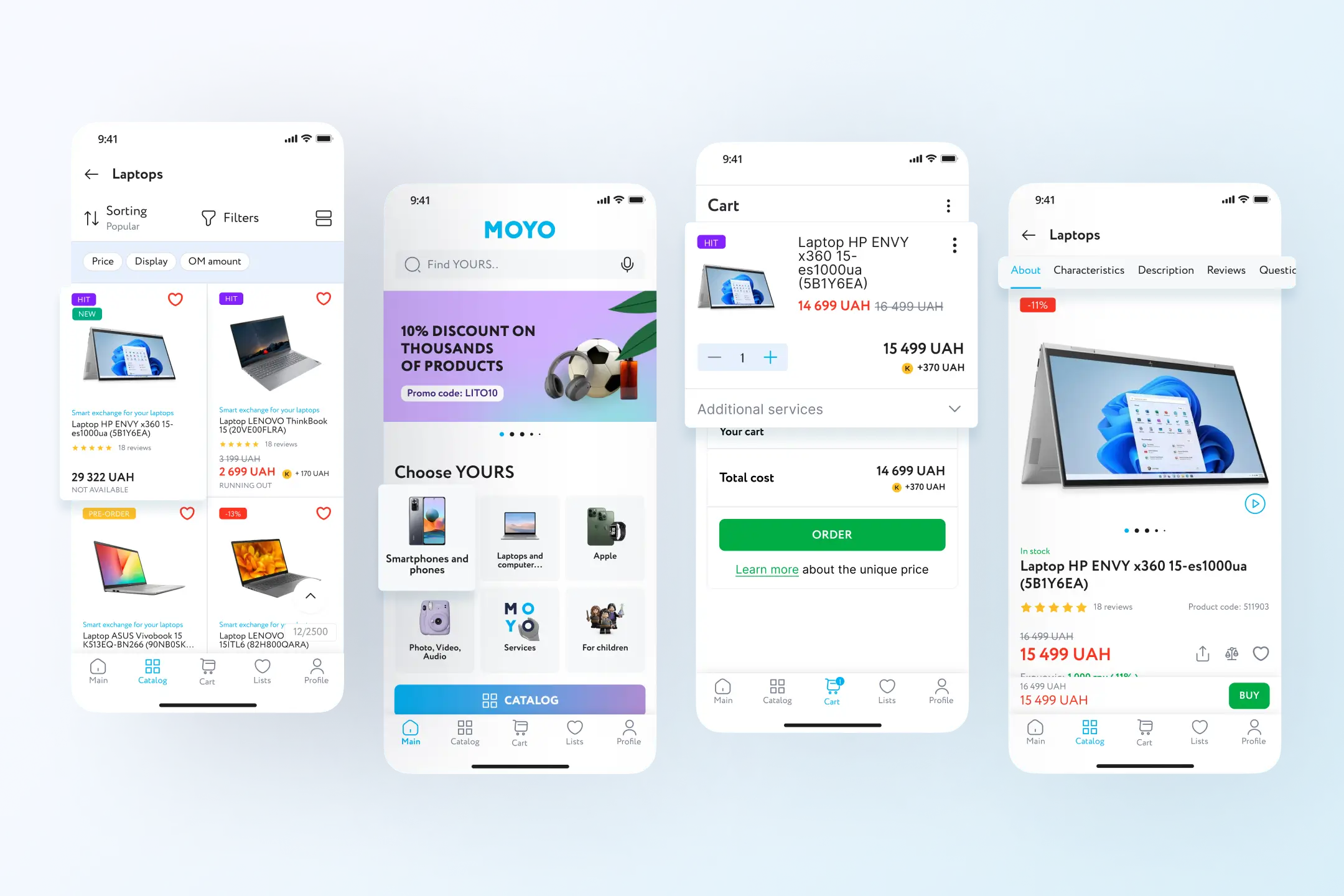 Moyo – Multi-brand ecommerce app