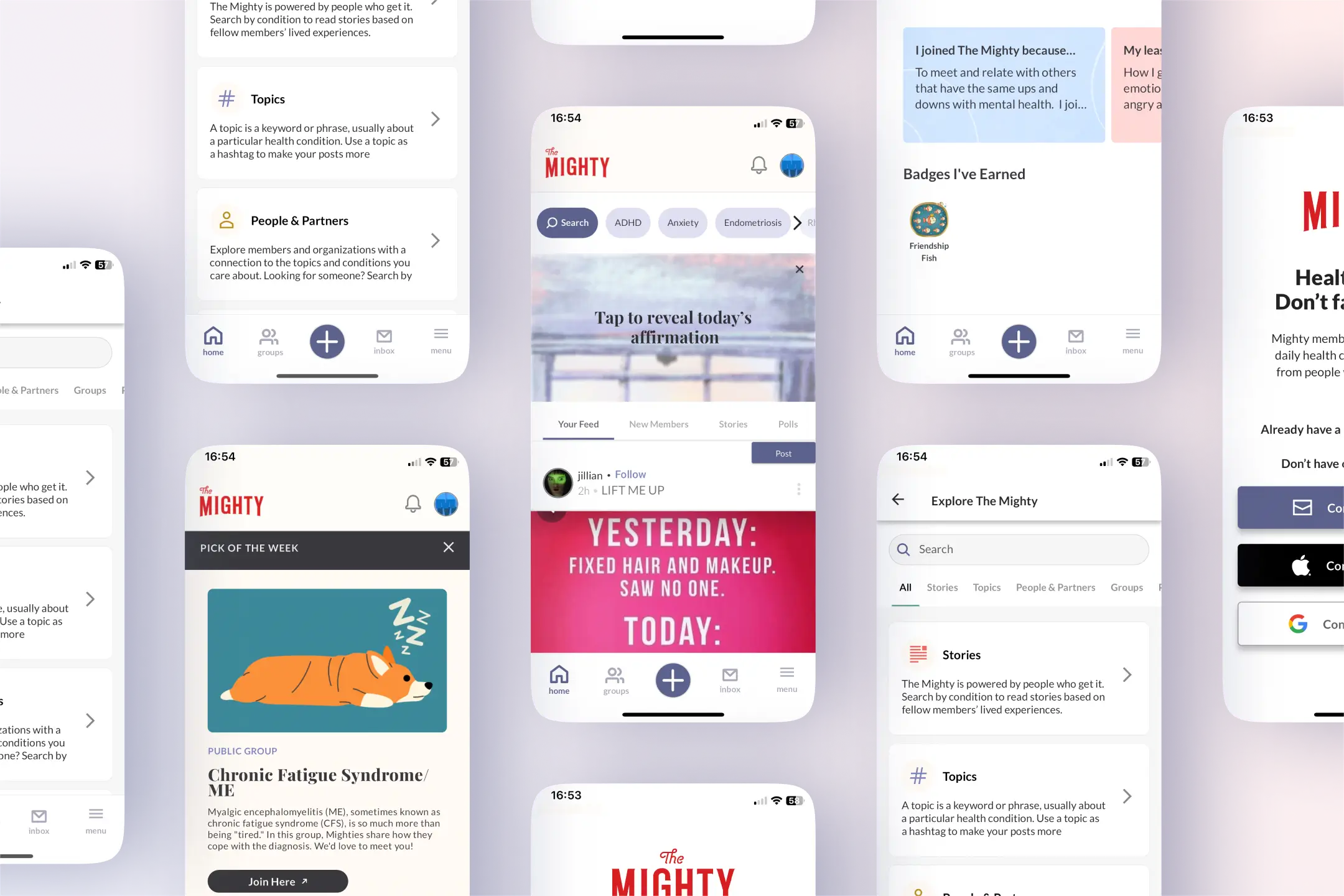 The Mighty – Health community app